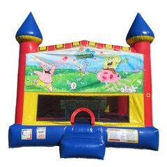 SpongeBob themed bounce house rental